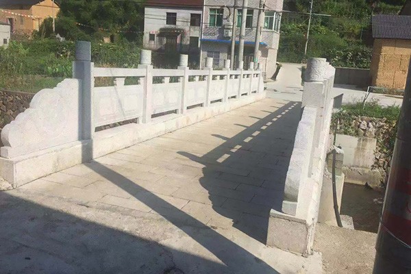 公司為皂樹(shù)村建造村橋