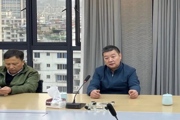 麗水市建設(shè)局黨組書記、局長(zhǎng)鐘小松一行到浙江中立建設(shè)有限公司走訪